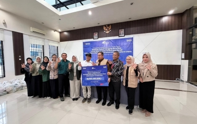 USU Terima Bantuan Kemanusiaan dari BTN untuk Korban Banjir Sivitas Akademika