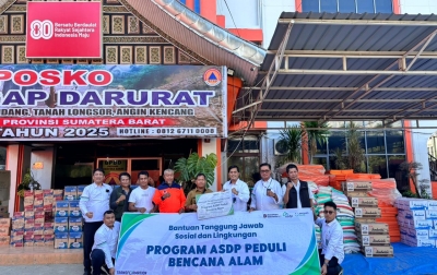 ASDP Kirim Bantuan Korban Bencana Sumatera