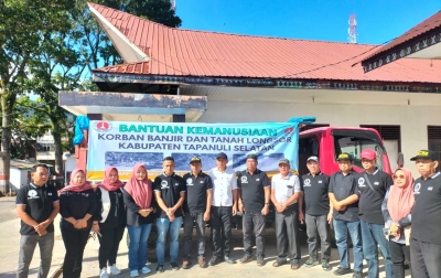 PSBB Salurkan Bantuan Kemanusiaan Korban Banjir dan Tanah Longsor Tapsel