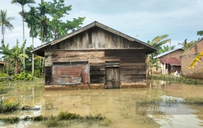 Banjir di Sergai Mulai Surut, Warga Tanjung Beringin Masih Cemas