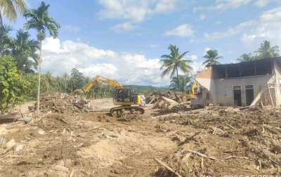 PT SRL dan  SSL Kerahkan Ekskavator , Normalisasi Batang Toru Dipercepat