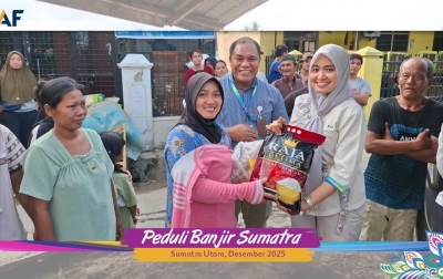 Peduli Banjir Sumatera, BAF Beri Bantuan