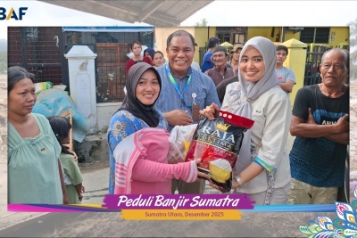 Peduli Banjir Sumatera, BAF Beri Bantuan