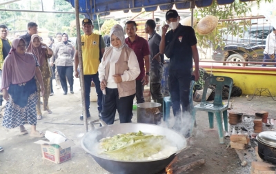 Wakil Bupati Langkat Salurkan Bantuan ke Warga Terdampak Banjir di Pematang Jaya