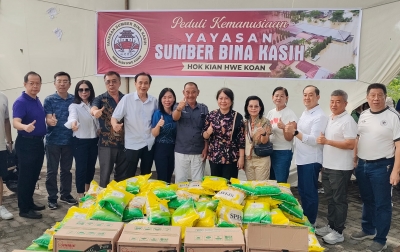 Bantu 650 Warga Terdampak di Medan Barat, Yayasan Sumber Bina Kasih Kembali Berbagi