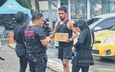 Puluhan Anak Muda Medan Berlari Sambil Galang Dana, Bantu Warga Terdampak Bencana Aceh
