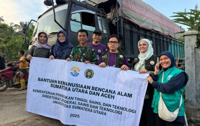 USU Terus Bergerak Bantu Korban Banjir:  Salurkan Bantuan dari Kemendiktisaintek dan Layanan Kesehatan ke Aceh Tamiang