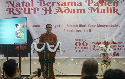 Natal di RS Adam Malik: Dokter dan Pasien Bersatu dalam Doa, 'Semangatmu Adalah Obat!'