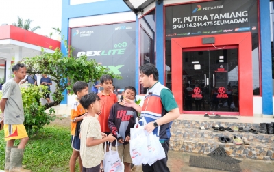 Pertamina Patra Niaga Bagikan Bantuan Kesehatan untuk Masyarakat serta Operator SPBU di Aceh Tamiang