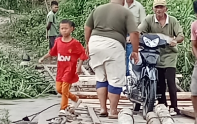 Gelontorkan Rp 2,5 M, Jembatan Gantung Sabarimba Direhab Tahun Depan