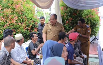 Pemkab Asahan Salurkan Bantuan Pangan untuk Warga Terdampak Banjir