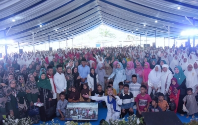 Kementerian Komdigi RI Zikir Akbar dan Doa di Deli Serdang, Wabup Semangati Warga Segera Bangkit