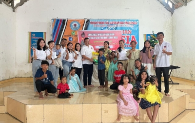Peduli Korban Bencana, Generasi Muda Pasaribu Medan Berikan Bantuan ke Panti Asuhan Ecclesia
