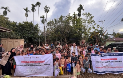 Tim PKM ST Bhinneka Gelar Kids Recovery Project dan Salurkan Donasi di Aceh Tamiang