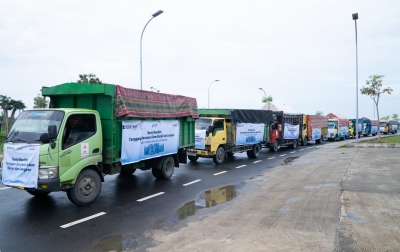Dirut dan Jajaran Direksi Bank Mandiri Hadir Langsung Bantu Masyarakat Terdampak Bencana di Sumatera