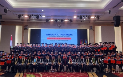 UTND Medan Wisuda 527 Mahasiswa, Rektor : Lulusan Jadi Agen Perubahan di Masyarakat