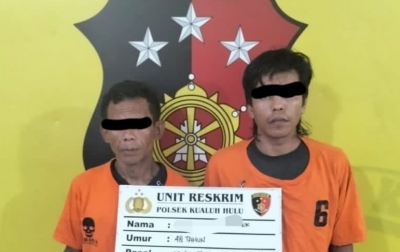 Bawa Sabu, Personel Polsek Kualuh Tangkap Dua Pria di Aek Kanopan