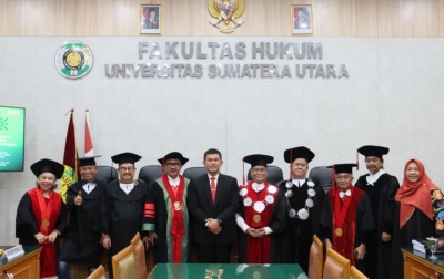 Kombespol Ronald FC Sipayung Raih Doktor Ilmu Hukum USU