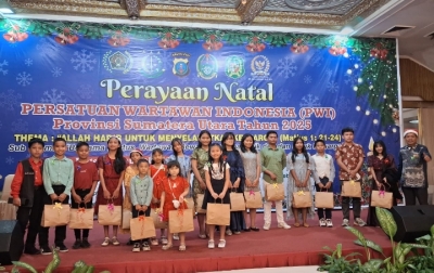 Natal PWI Sumut Penuh Sukacita Pers Diminta Menjaga Integritas