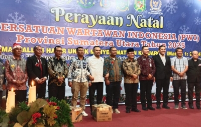 Panitia Natal PWI Sumut 2025 Salurkan Bantuan kepada Wartawan Terdampak Banjir dan Longsor