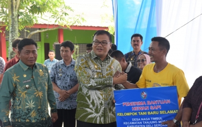 Bantuan CSR PT EIP, Bupati: Bentuk Dukungan Peningkatan Kualitas Pendidikan di Deli Serdang