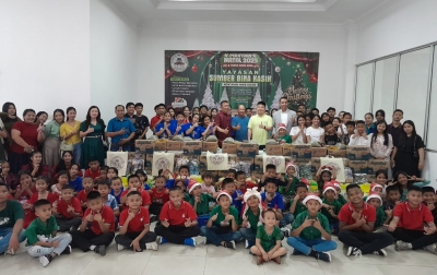 YSBK/Hok Kian Kwe Koan Rayakan Natal, Dihadiri Ratusan Anak Panti Asuhan dan Berbagi