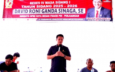 Reses David Roni Ganda Sinaga: Warga Minta Pengusaha UMKM Diperhatikan