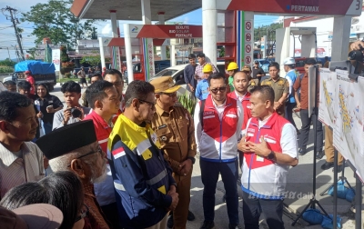 Wamen ESDM Tinjau SPBU di Tarutung, Minta Pertamina Tambah Kuota 6 Persen