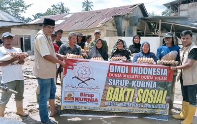 DMDI Indonesia dan Sirup Kurnia Berikan Bantuan ke Daerah Terdampak Bencana