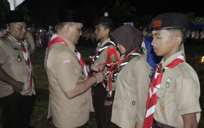 Jambore Cabang IV Ditutup, Pj Sekda Palas : Semangat  Kebersamaan Harus Terus Membara