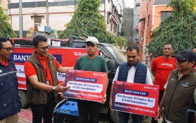Bersama Kementerian Komdigi, Telkomsel Salurkan 100 Genset, 500 Alat Komunikasi dan 33 Sumur Bor untuk Pulihkan Sumatera