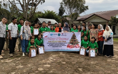 PLTA Batangtoru Berbagi Kasih Natal dan Tahun Baru di Panti Asuhan Debora