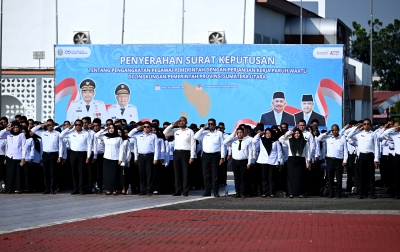 Serahkan SK 11.625 PPPK Paruh Waktu, Bobby Nasution Tekankan Pelayanan Pada Masyarakat