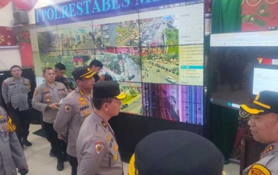 Itwasum Polri Lakukan Pengawasan Operasi Lilin Toba 2025 di Wilayah Polrestabes Medan