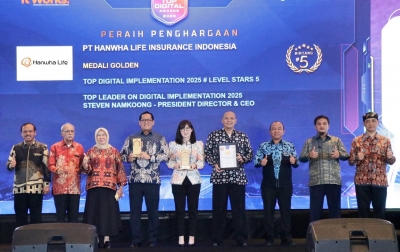 Hanwha Life Raih Top Digital Awards 2025 Level Stars 5