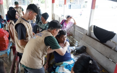 LP2M UMSU Salurkan Bantuan dan Layanan Kesehatan bagi Korban Longsor Batang Toru