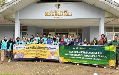 Tim Keperawatan USU–UI Percepat Pemulihan Kesehatan Pascabencana di Sorkam