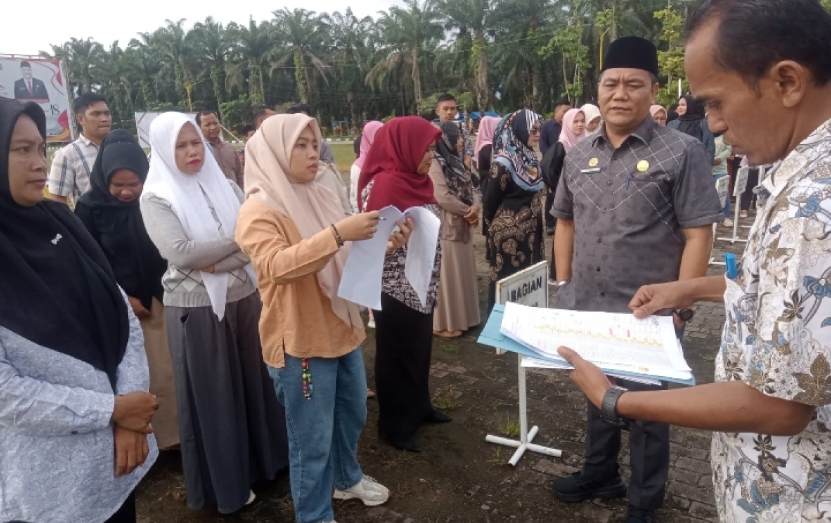 Hari Pertama Kerja 2026  Kehadiran ASN di Lingkungan Pemkab Palas Rendah