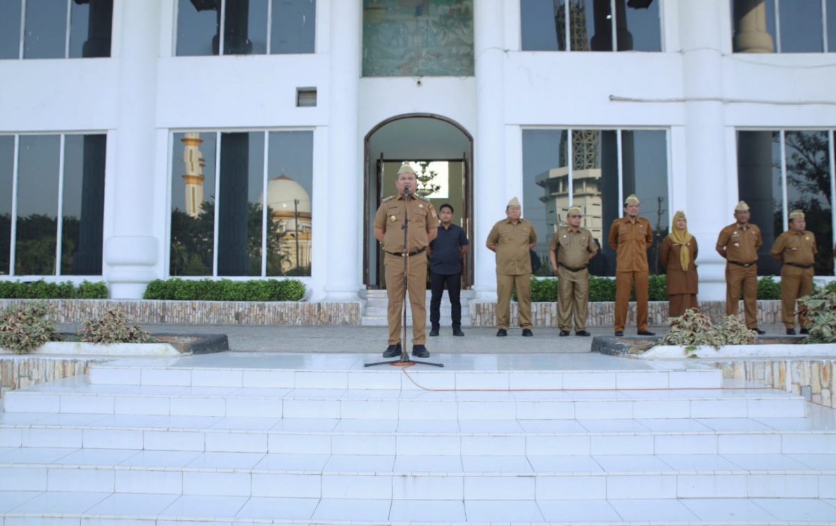 Wakil Bupati Asahan Pimpin Apel Gabungan Perdana Awal Tahun 2026