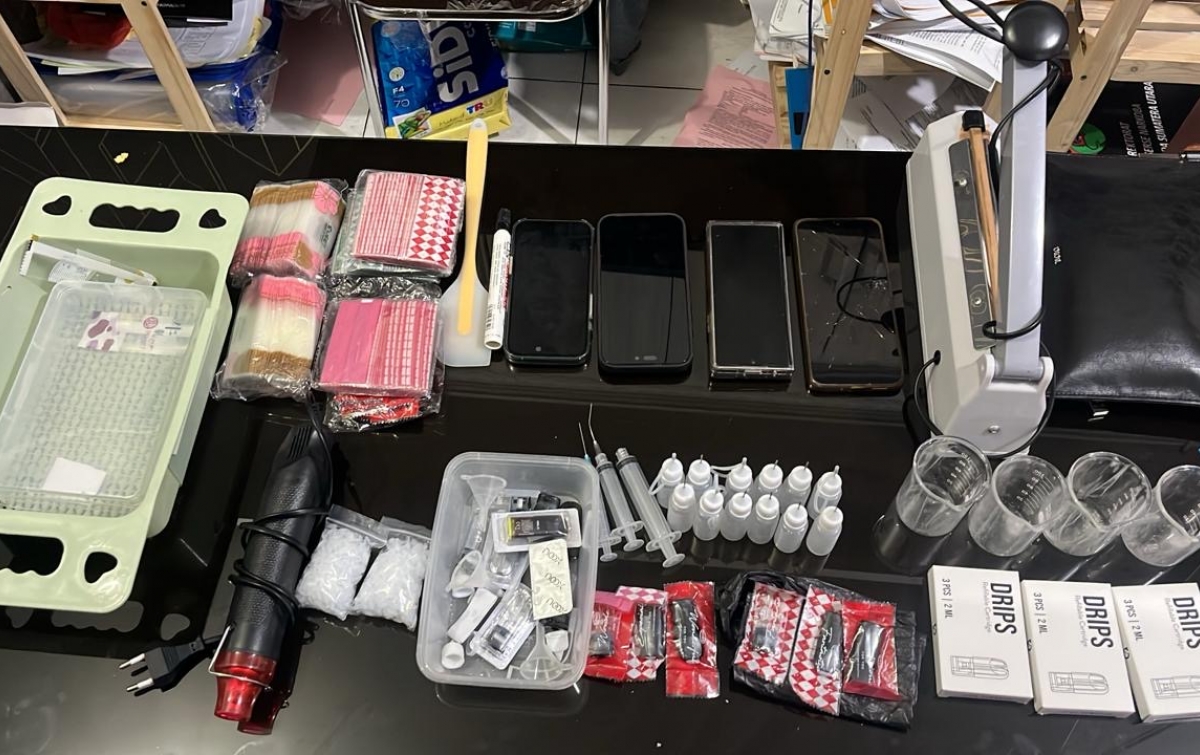 Polda Sumut Ungkap Peredaran Liquid Vape Diduga Mengandung Narkotika, 4 Orang Ditangkap