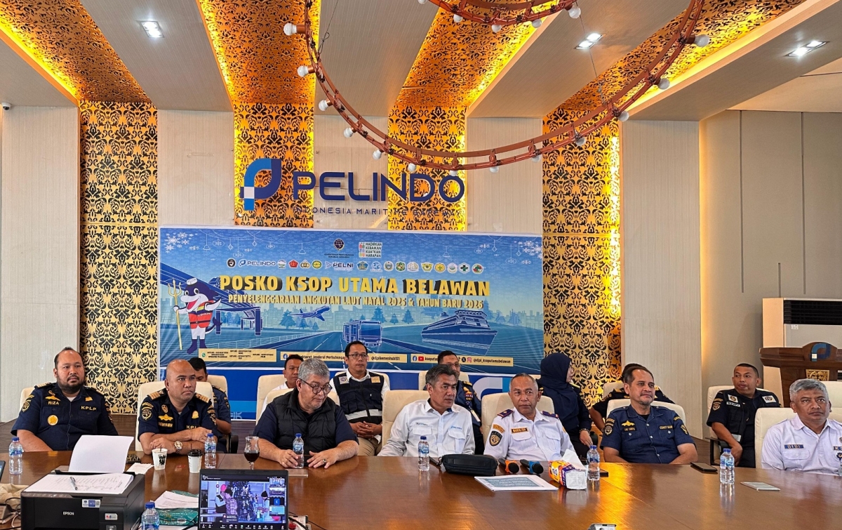 Menteri Perhubungan Apresiasi Sinergi Layanan Nataru di Pelabuhan Belawan