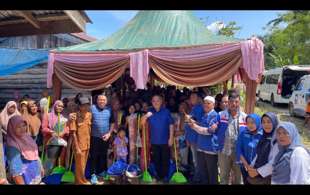Ketua Fraksi PAN DPRD Sumut Bersama BM PAN dan PUAN Batubara Salurkan Bantuan Bencana ke Batangtoru