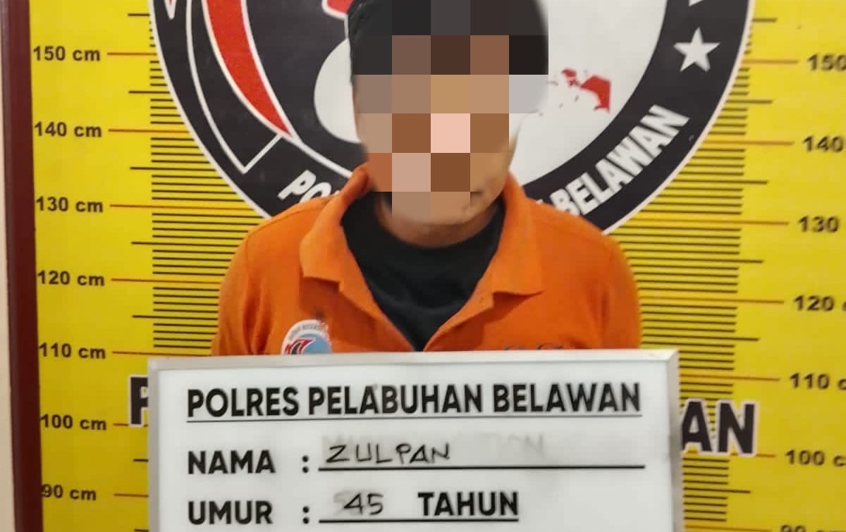 Sat Narkoba Polres Pelabuhan Belawan Tangkap Pengedar Sabu di Jalan Giro