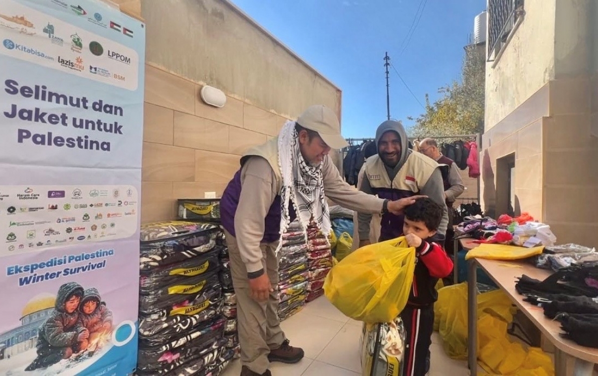 Musim Dingin di Palestina, BMM Kirim Relawan untuk Distribusi Bantuan Kemanusiaan