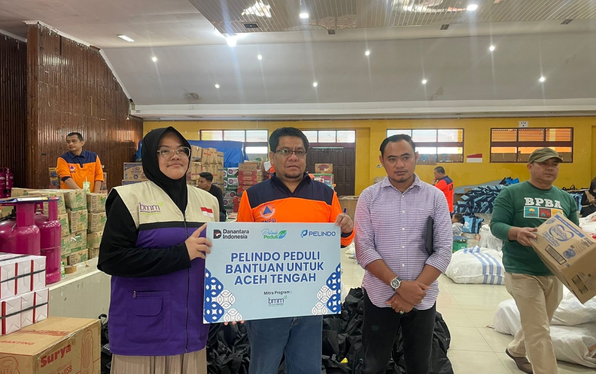 Pasca Bencana, Pelindo Regional 1 Salurkan Ratusan Paket Hingga ke Aceh Tengah