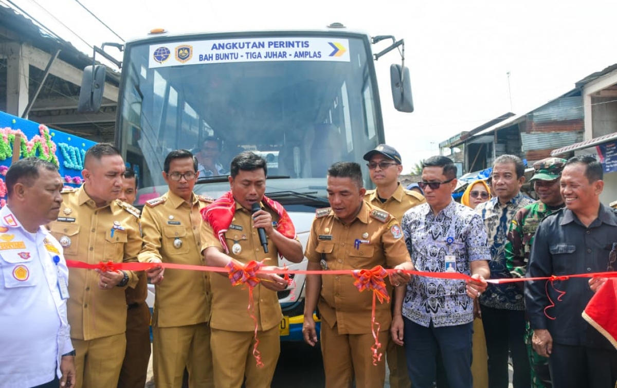 2 Bus Perintis Resmi Beroperasi di Deliserdang