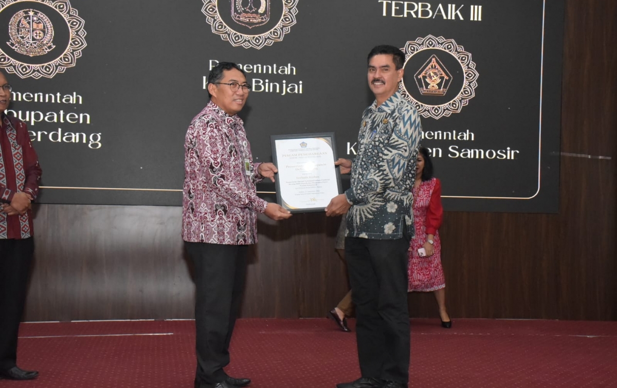 Pemkab Deliserdang Terbaik Kedua Pemerintah Daerah Terinisiatif