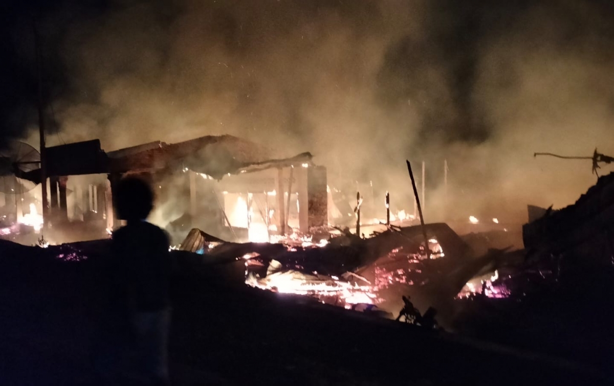 Data Terbaru, 11 Rumah Hangus Terbakar di Lau Tawar Dairi, 1 Dirusak Paksa