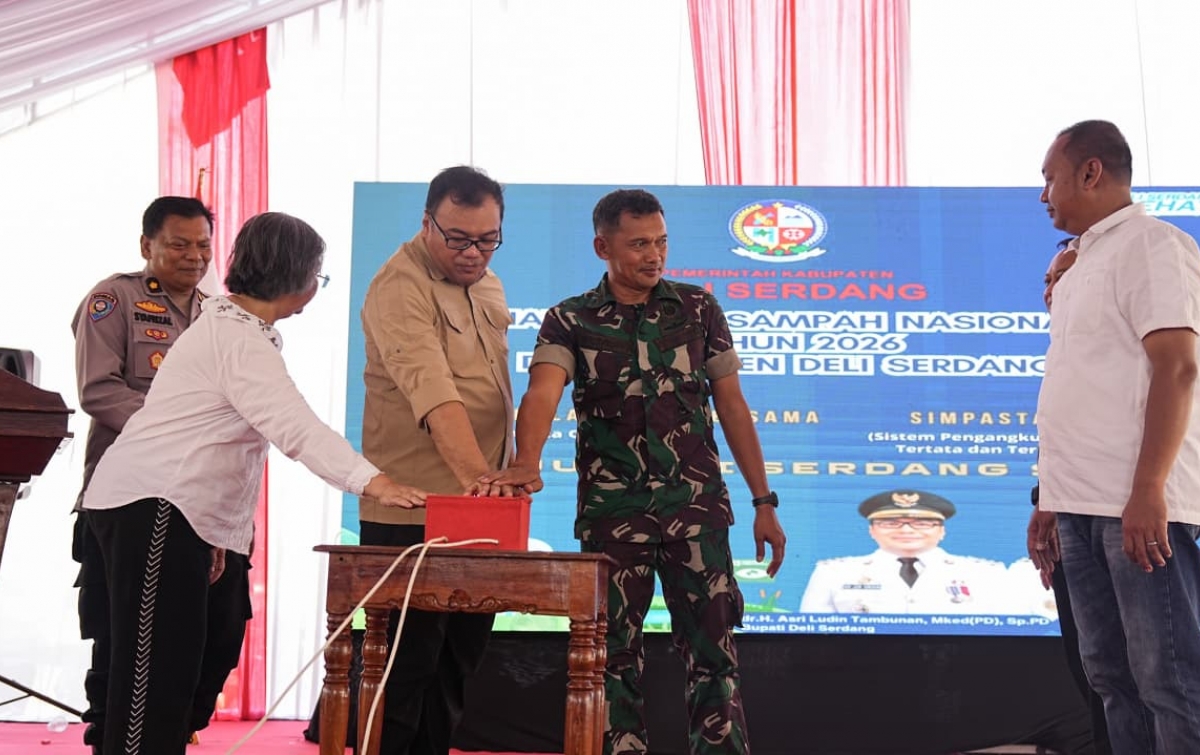 Bupati Launching Simpastatin, Kecamatan Lubuk Pakam Pilot Project