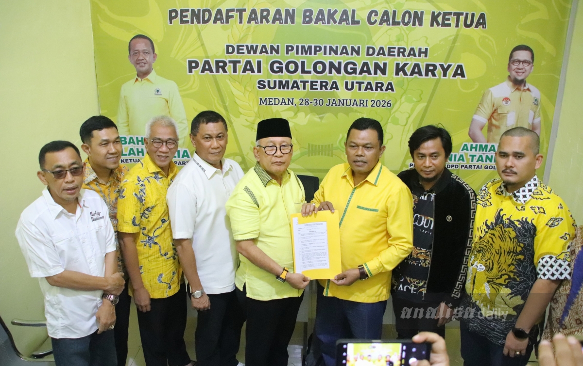 Resmi Kembalikan Berkas, Hendriyanto Sitorus Jadi Penantang Kuat di Musda XI Golkar Sumut